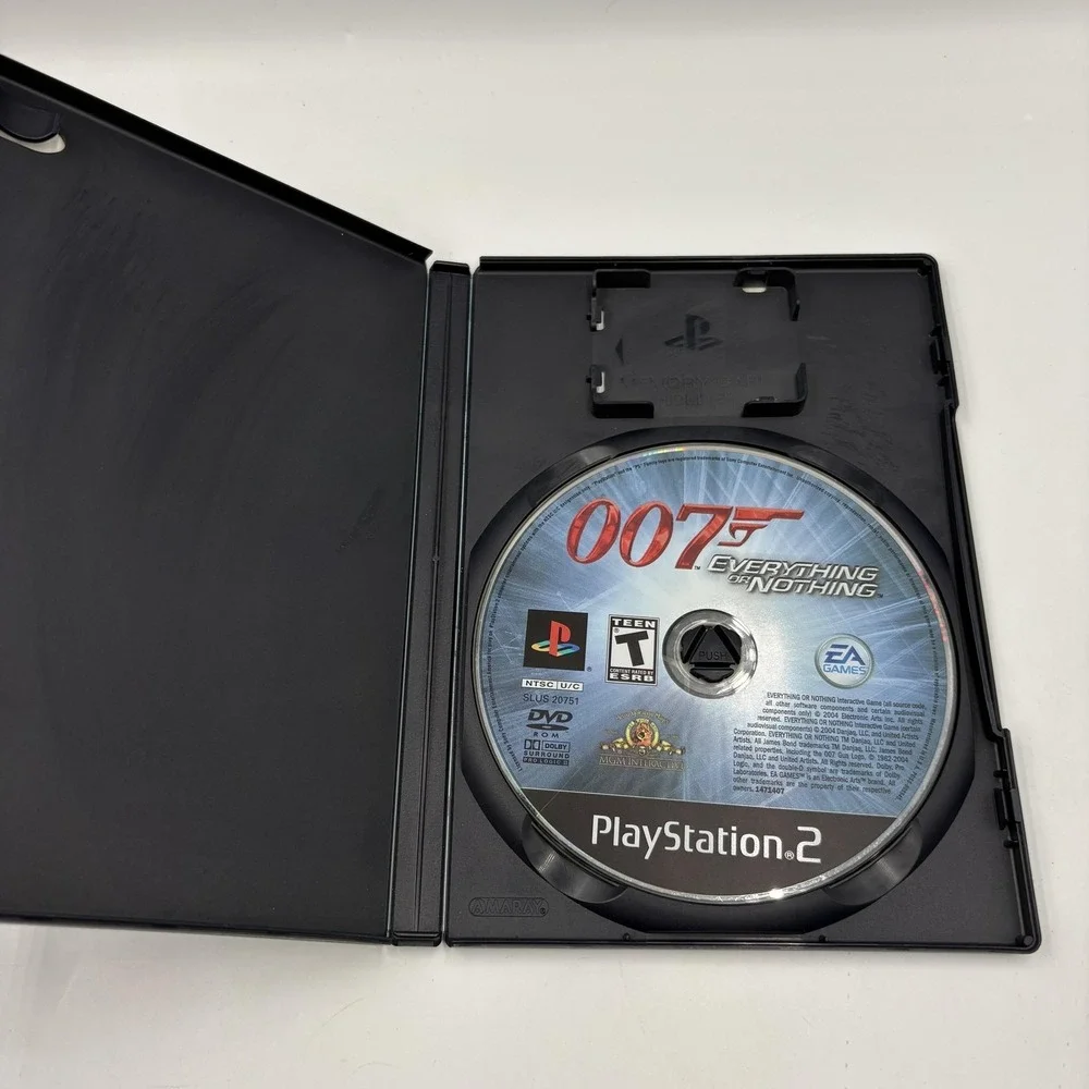 Vintage‎ James Bond 007 Everything Or Nothing PlayStation 2 PS2 Game EA NTSC-U/C